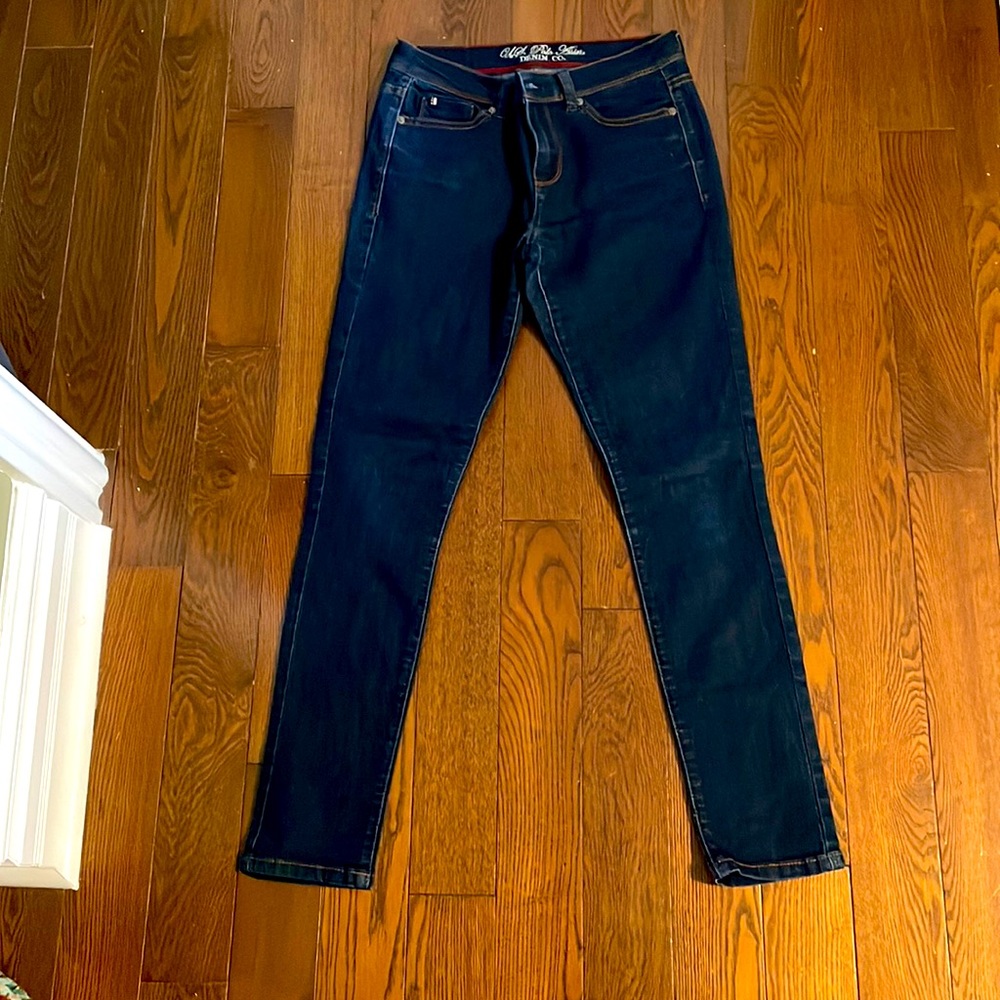 US Polo Assn Blue high rise skinny jeans size 4 (short)